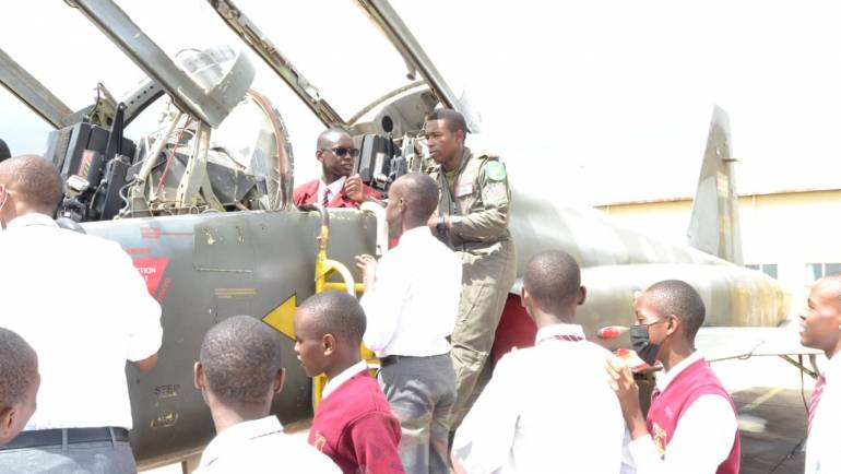 LAIKIPIA AIR BASE MENTORS YOUNG AVIATORS