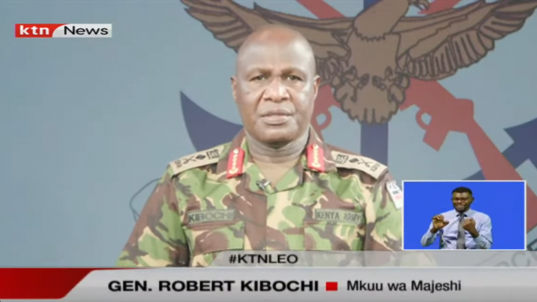 GENERAL ROBERT KARIUKI KIBOCHI EGH CBS ‘ndc’ (K) ‘psc’ (UK) GRADUATES WITH A PHD