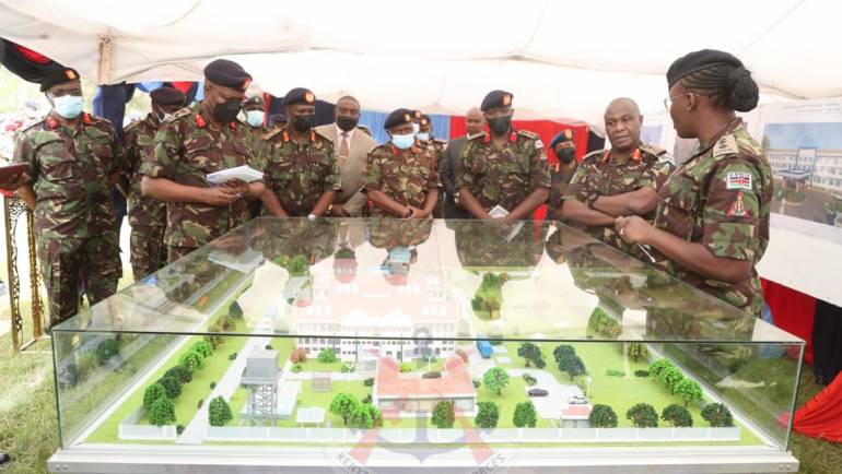 CDF PRESIDES OVER THE GROUNDBREAKING CEREMONY OF LANET LEVEL IV REGIONAL HOSPITAL