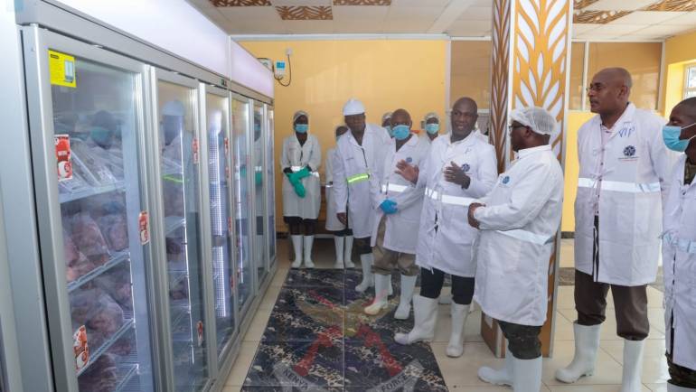 CDF VISITS KIBARANI KENYA MEAT COMMISSION