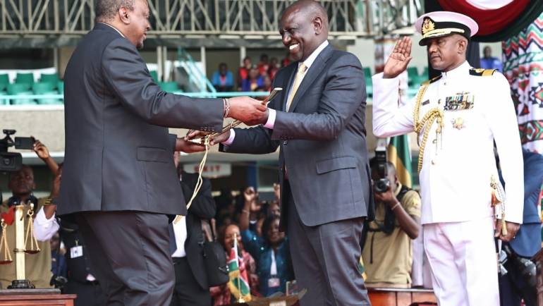 KDF CONDUCTS  STATE CEREMONIAL DUTIES DURING INAUGURATION OF KENYA’S FIFTH PRESIDENT AND C-IN-C