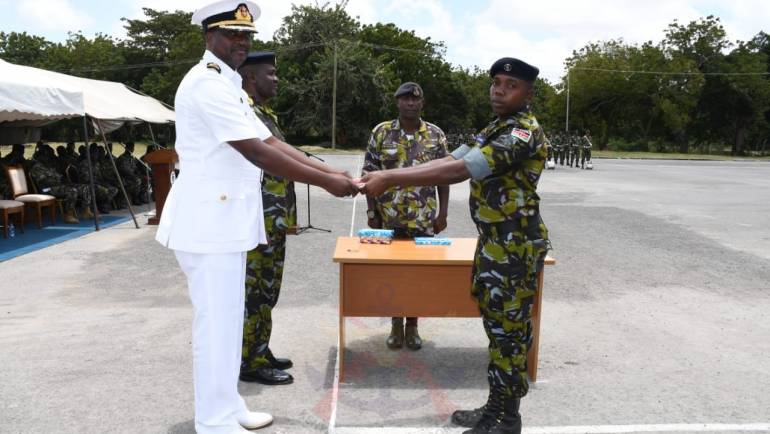 KENYA NAVY JUNIOR SERVICE MEMBERS GRADUATE