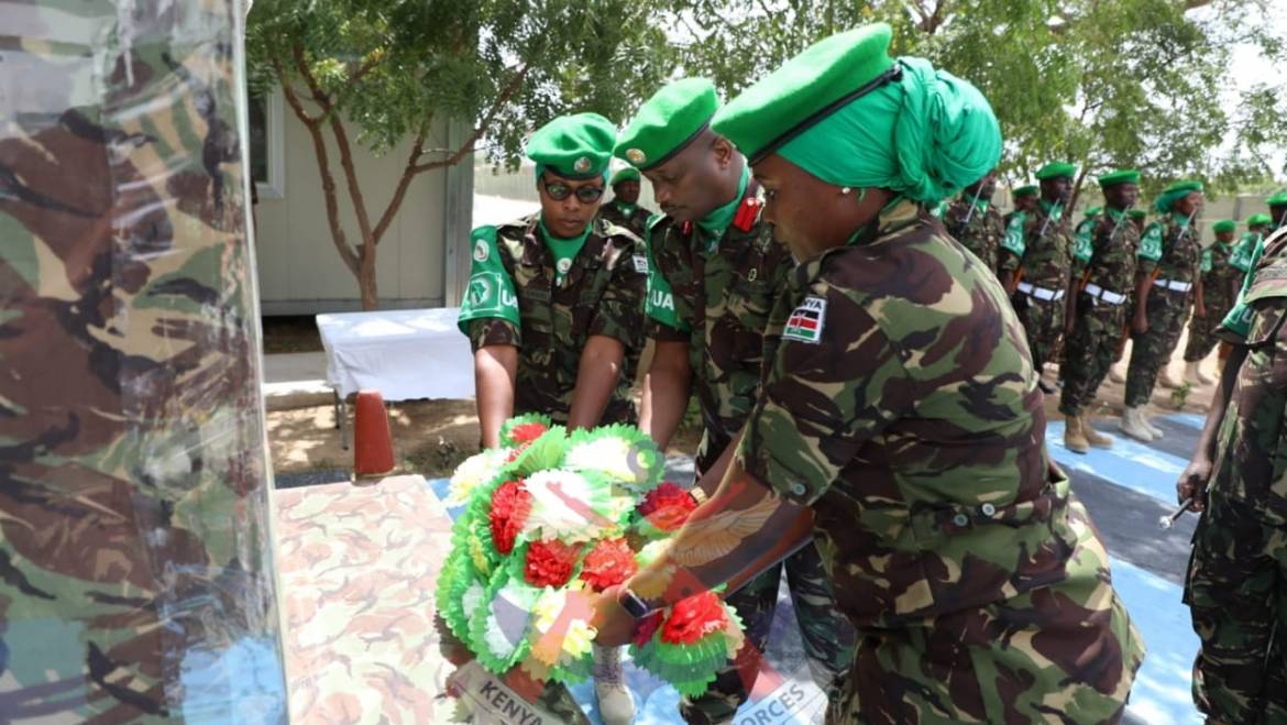KDF TROOPS IN ATMIS OBSERVE KDF DAY
