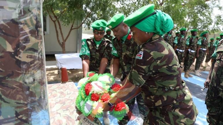 KDF TROOPS IN ATMIS OBSERVE KDF DAY