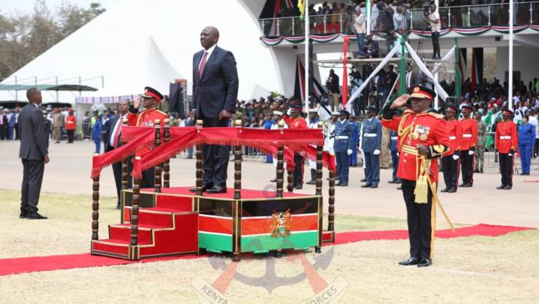 KDF PARTICIPATES IN MASHUJAA DAY FETE