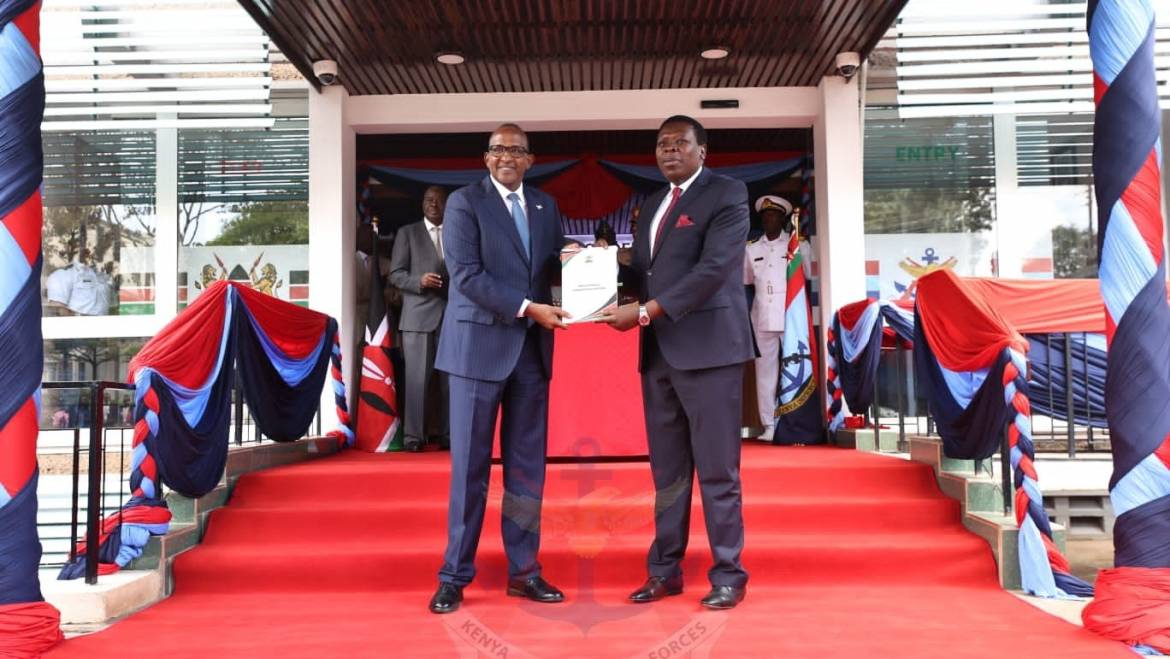 NEW DEFENCE CS TAKES OVER THE REIGNS AT ULINZI HOUSE