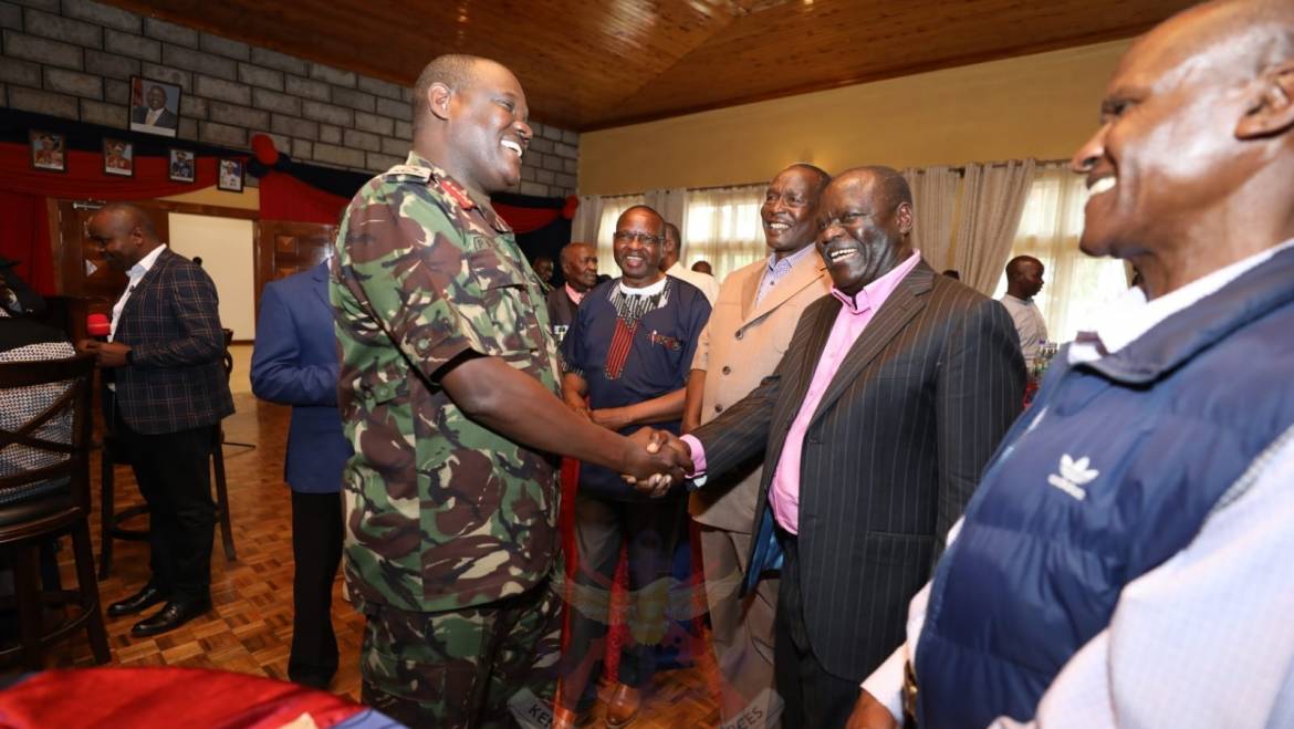 SERVING AND RETIRED OFFICERS FROM KENYA ARMY ORDNANCE CORPS MEET FOR MENTORSHIP PROGRAMME