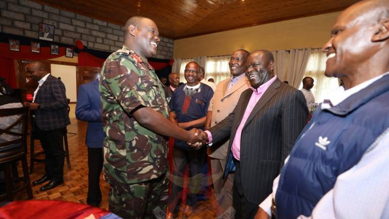 SERVING AND RETIRED OFFICERS FROM KENYA ARMY ORDNANCE CORPS MEET FOR MENTORSHIP PROGRAMME