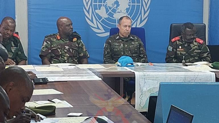 EACRF FORCE COMMANDER ENHANCES A COLLABORATIVE APPROACH IN EASTERN DRC