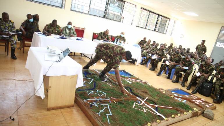 COMMAND POST EXERCISE FOR JUNIOR COURSE