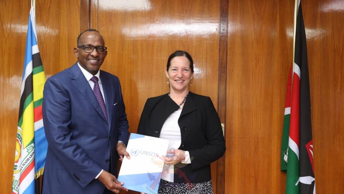 COURTESY CALL TO CS DEFENCE BY HEAD OF UNSOS