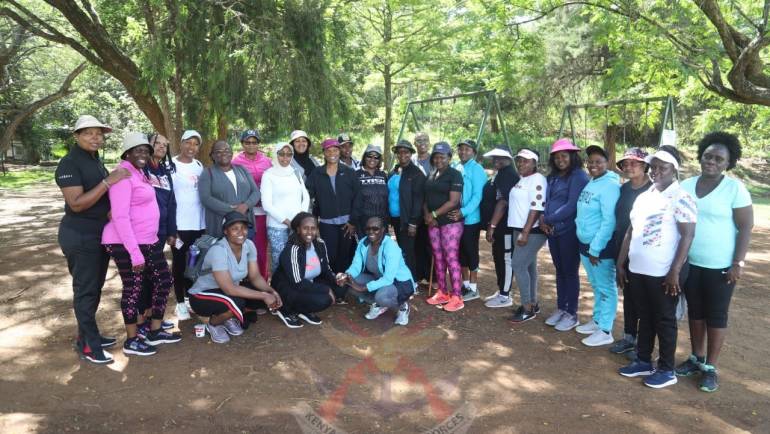 MWAK MEMBERS BOND IN A TEAM BUILDING EXERCISE