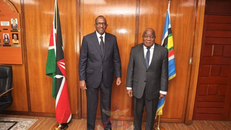 MOZAMBIQUE’S HIGH COMMISSIONER TO KENYA VISITS CS DEFENCE