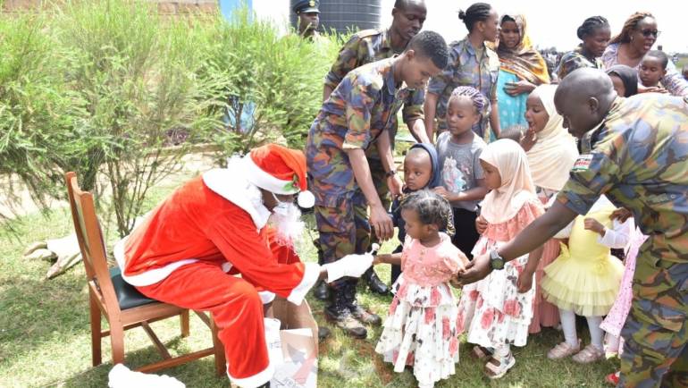 POMP AND FUNFAIR FOR MOI AIR BASE CHILDREN