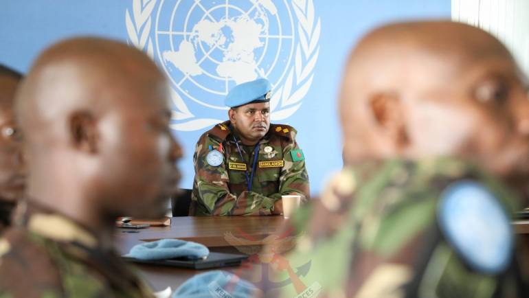 TRAINING FOR  KENSIG-1 Coy IN DRC