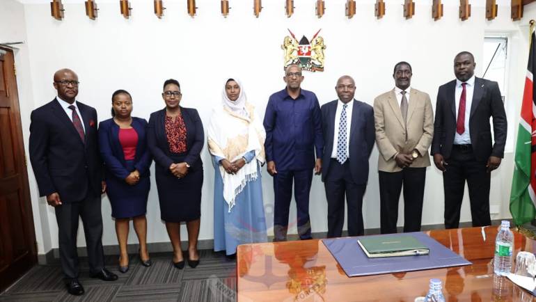 IGTRC CHAIRMAN COURTESY CALL TO CS DEFENCE