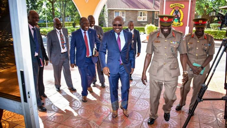 DEFENCE PRINCIPAL SECRETARY MAKES FAMILIARISATION VISITS TO ARMY AND AIR FORCE HEADQUARTERS