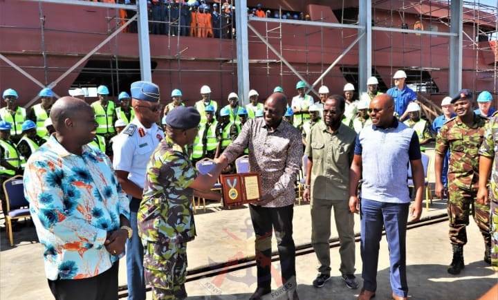 KENYA SHIPYARDS RECEIVES COMMANDER IN CHIEF