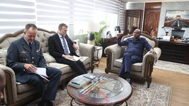 DEFENCE CS HOSTS DANISH AMBASSADOR
