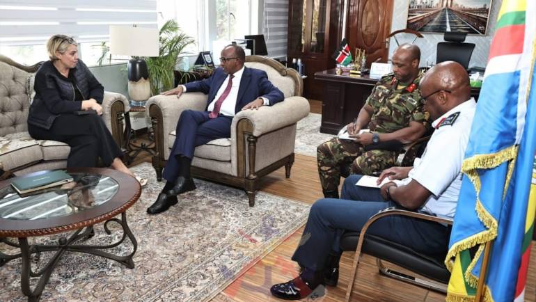 DEFENCE CS HOSTS UK SPECIAL ENVOY