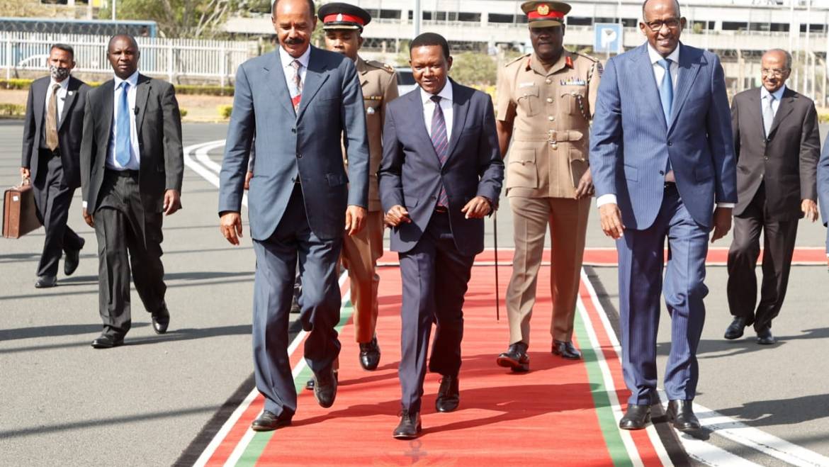 CS DUALE RECEIVES VISITING ERITREAN HEAD OF STATE