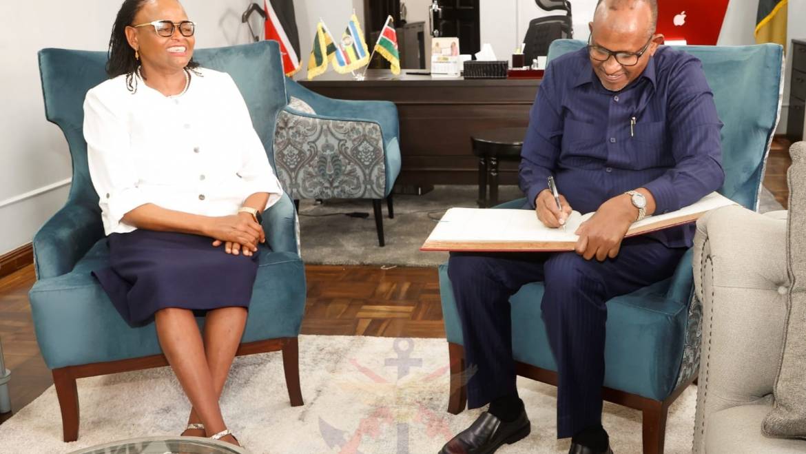 CS DUALE MEETS CHIEF JUSTICE KOOME
