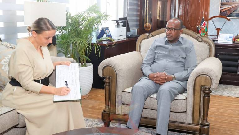 CS HOSTS SLOVAK AMBASSADOR TO KENYA