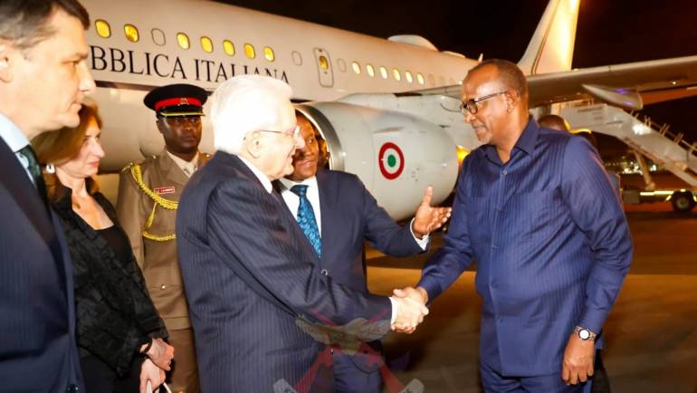 DEFENCE CS RECEIVES VISITING ITALIAN PRESIDENT