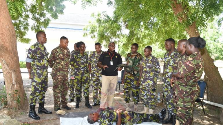 KDF COAST REGION MEDICAL PERSONNEL RECEIVE EMERGENCY CARE TRAINING