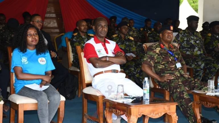 DEFMIS HOLDS A MEDICAMP AT  KENYA NAVY BASE, MTONGWE