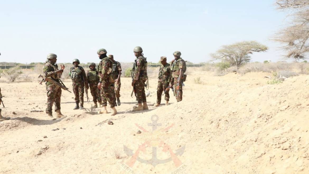 ATMIS KDF TROOPS EXPAND FIRING RANGE