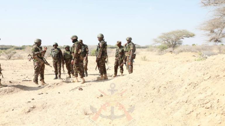 ATMIS KDF TROOPS EXPAND FIRING RANGE