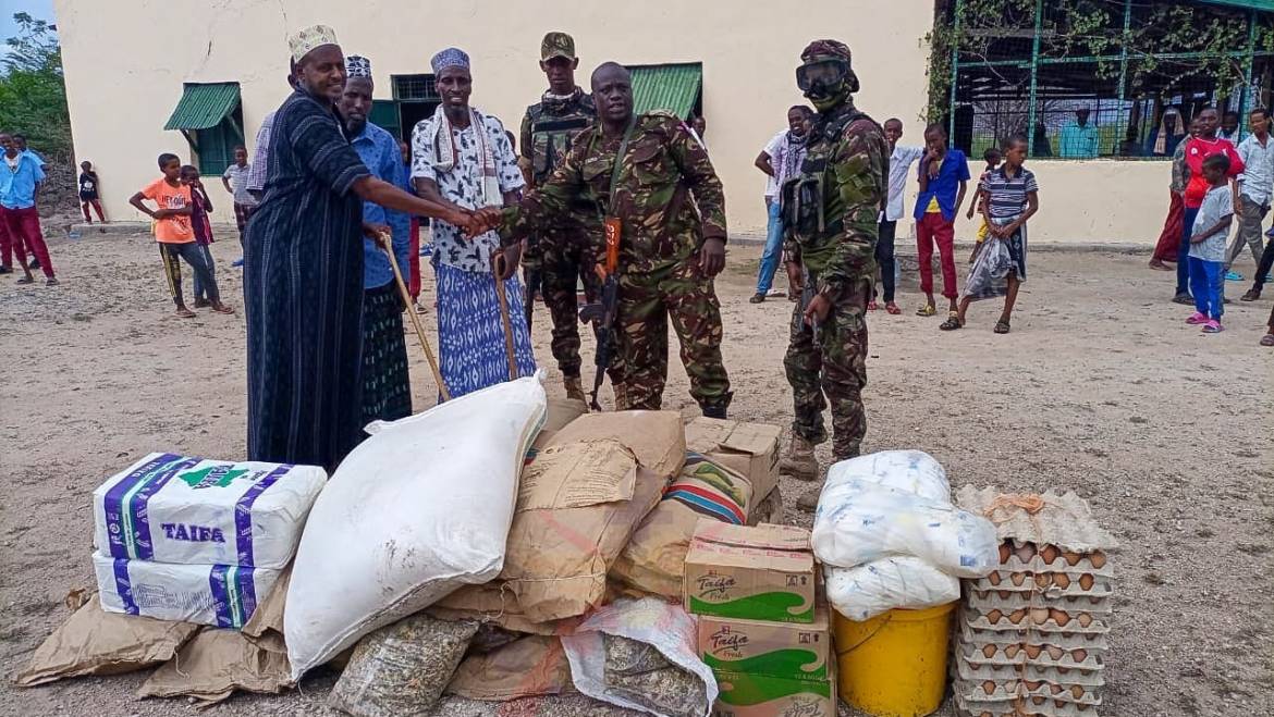 DISTRIBUTION OF FOODSTUFFS TO IJARA RESIDENTS BY MATHA ADON FOB