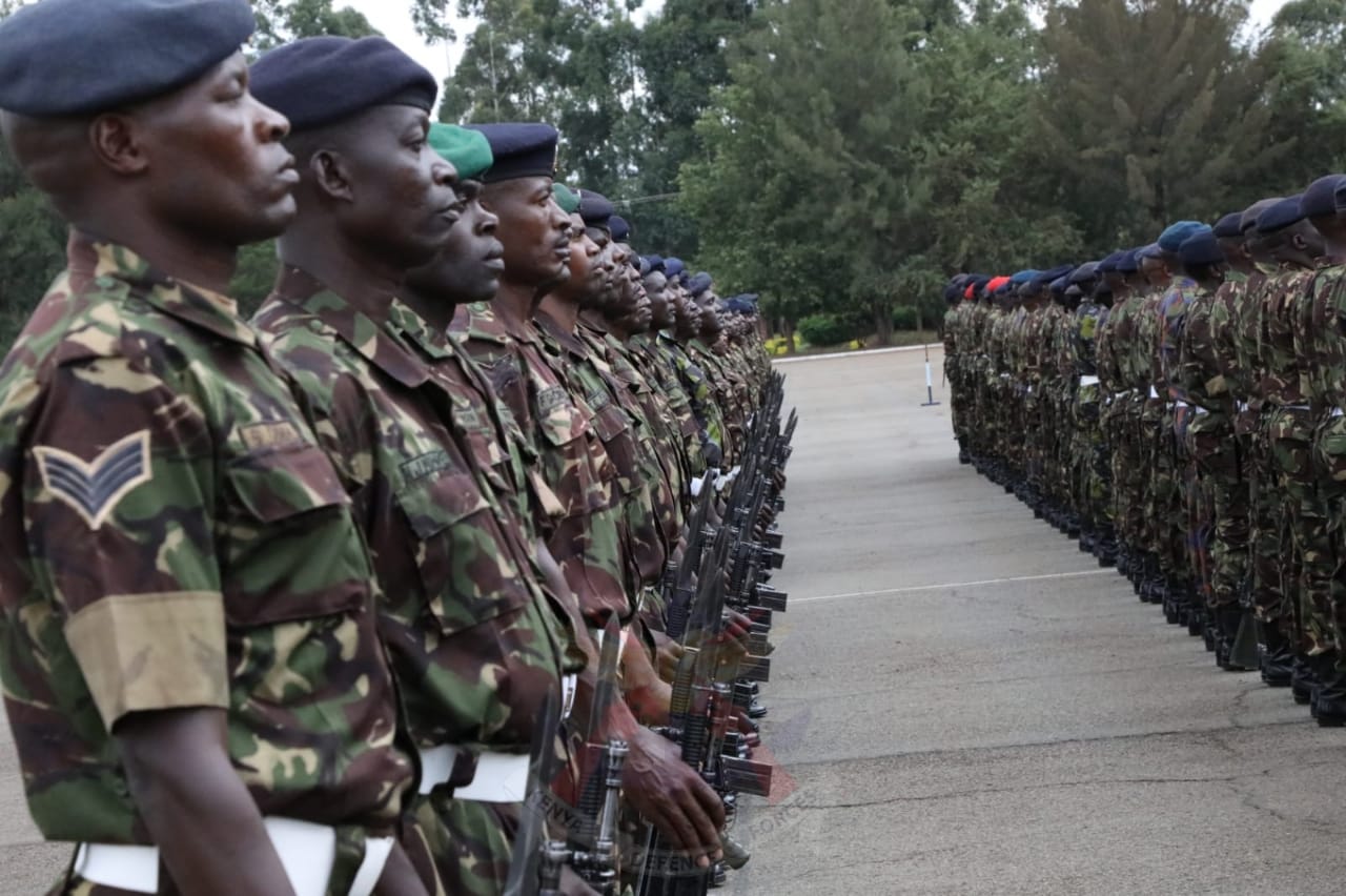 DRILL AND DUTIES COURSE 01/23 PASSOUT AT RTS β Ministry of Defence β Kenya