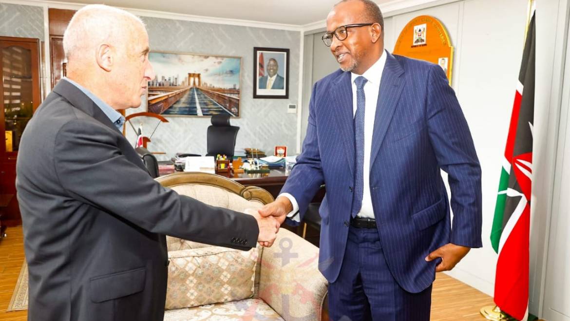 DEFENCE CS HOSTS ISRAELI AMBASSADOR