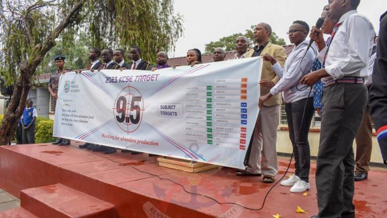 MFA SETS HIGH TARGET FOR 2023 KCSE CANDIDATES