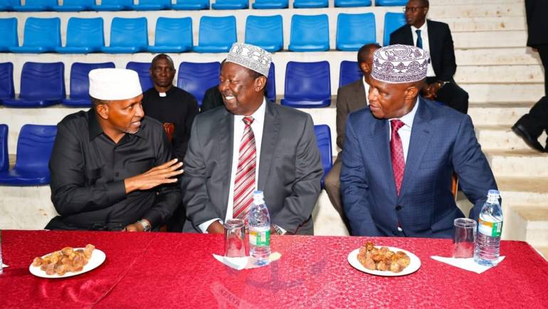 PRIME CABINET SECRETARY JOINS KENYA DEFENCE FORCES MUSLIMS FOR IFTAR