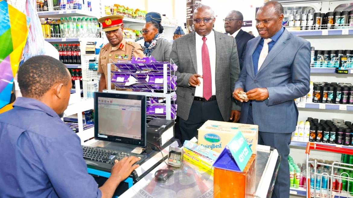 MR FELIX KOSKEI, CHIEF OF STAFF AND HEAD OF PUBLIC SERVICE VISITS MoD