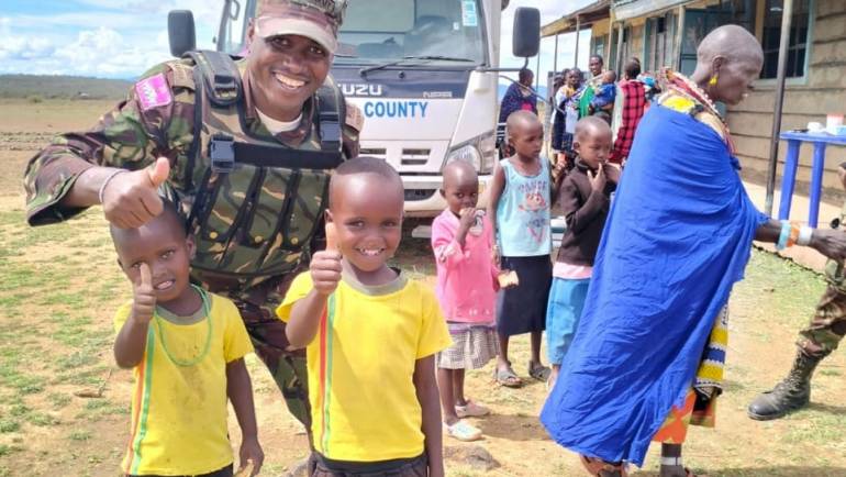 KDF CONDUCTS FREE MEDICAL CAMP AT KIRIMUN IN LAKIPIA COUNTY
