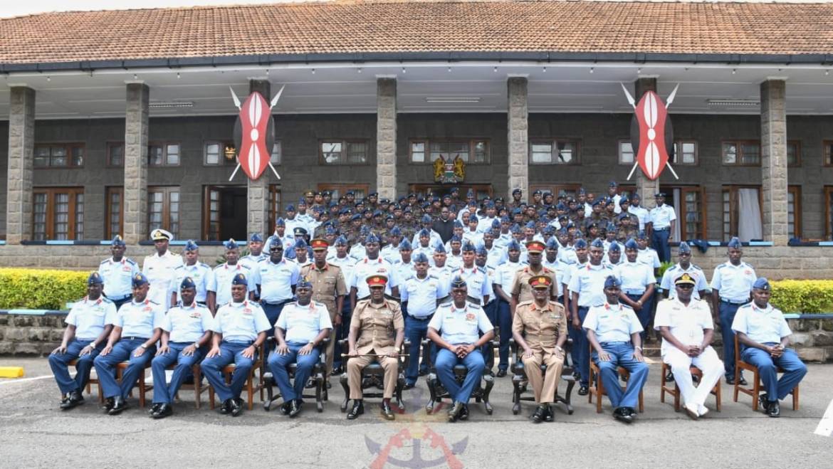 OUT GOING CDF BIDS FAREWELL TO THE AIRFORCE