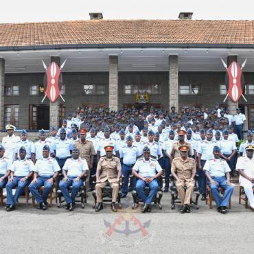 OUT GOING CDF BIDS FAREWELL TO THE AIRFORCE