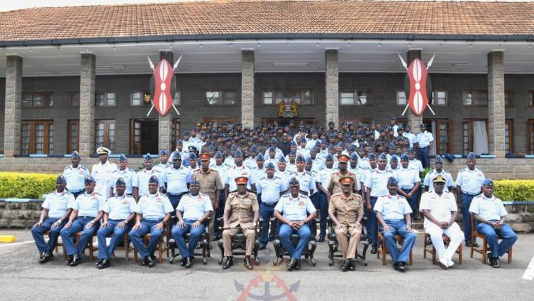 OUT GOING CDF BIDS FAREWELL TO THE AIRFORCE