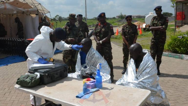 HAZARDOUS MATERIAL (HAZMAT) ADVANCE COURSE STUDENTS GRADUATE FROM KENYA ARMY SCHOOL OF MILITARY ENGINEERING