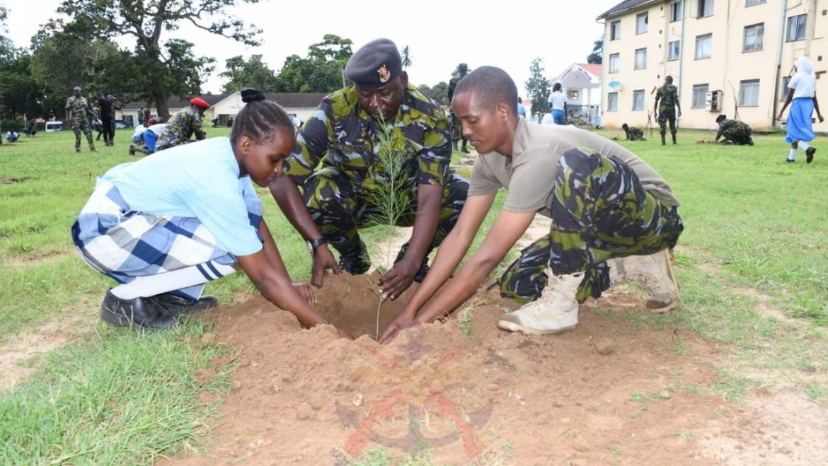 KENYA NAVY AND KENYA COMMERCIAL BANK PARTNER IN A TREE-PLANTING INITIATIVE