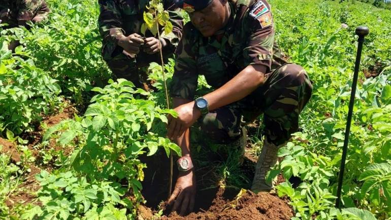KENYA ARMY TROOPS HEIGHTEN ENVIRONMENT CONSERVATION EFFORTS