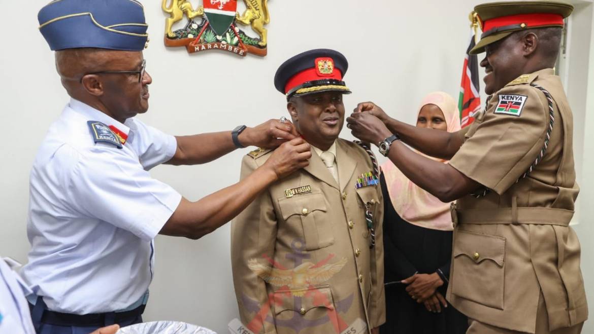 INVESTITURE CEREMONY FOR NEWLY PROMOTED GENERAL  OFFICERS