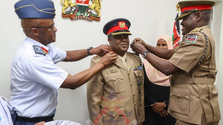 INVESTITURE CEREMONY FOR NEWLY PROMOTED GENERAL  OFFICERS