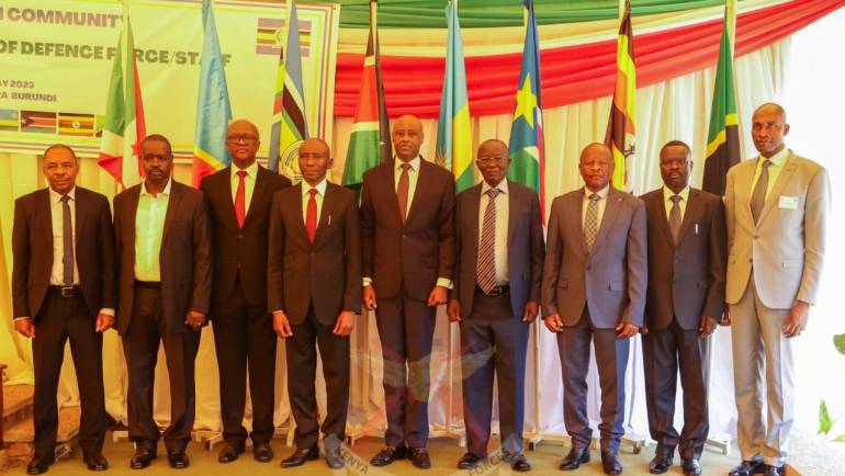 EAC CHIEFS OF DEFENCE MEET IN BUJUMBURA