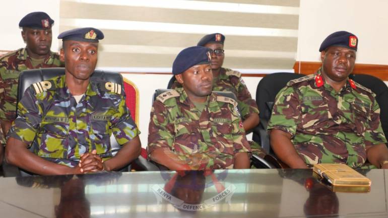 MAJOR GENERAL KAMURI HANDS OVER INFRASTRUCTURE BRANCH