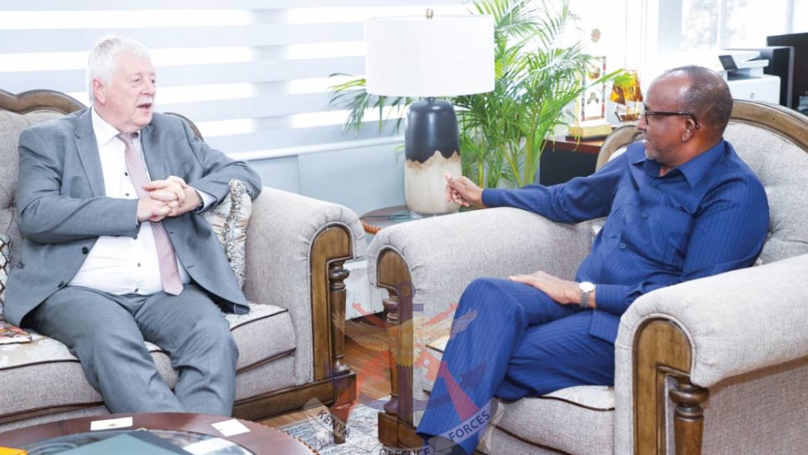 CS DEFENCE HOSTS DUTCH AMBASSADOR TO KENYA
